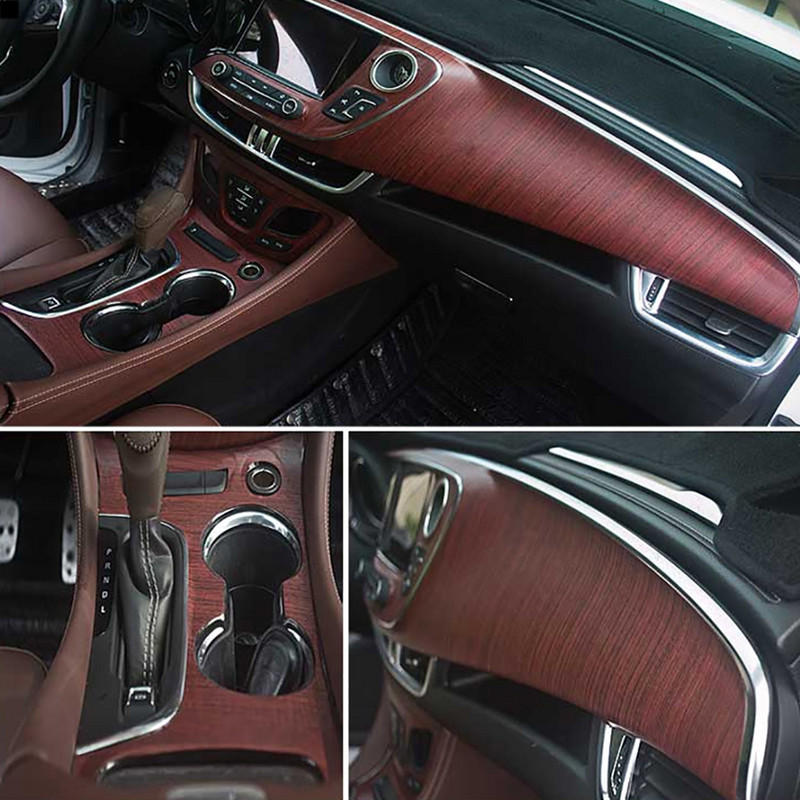 30/10*100cm PVC pašlīmējošas koka graudu tekstūras automašīnu vinila plēves plēves automašīnas iekšējās uzlīmes DIY tapetes mēbeļu aksesuāri