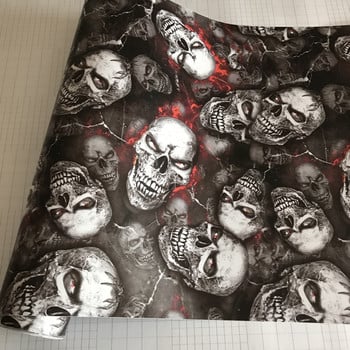 ORINO Стикер бомба Vinyl Wrap StickerBOMB Лепило Cartoon Skull JDM Printed Racing Motorcycle Bike Scooter Bomb Wrapping Film