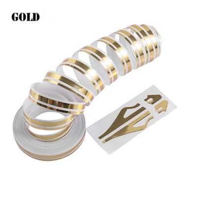 12 mm-es csíkozó tűs csík Steamline DOUBLE LINE Tape Car Body Vinyl matrica matrica