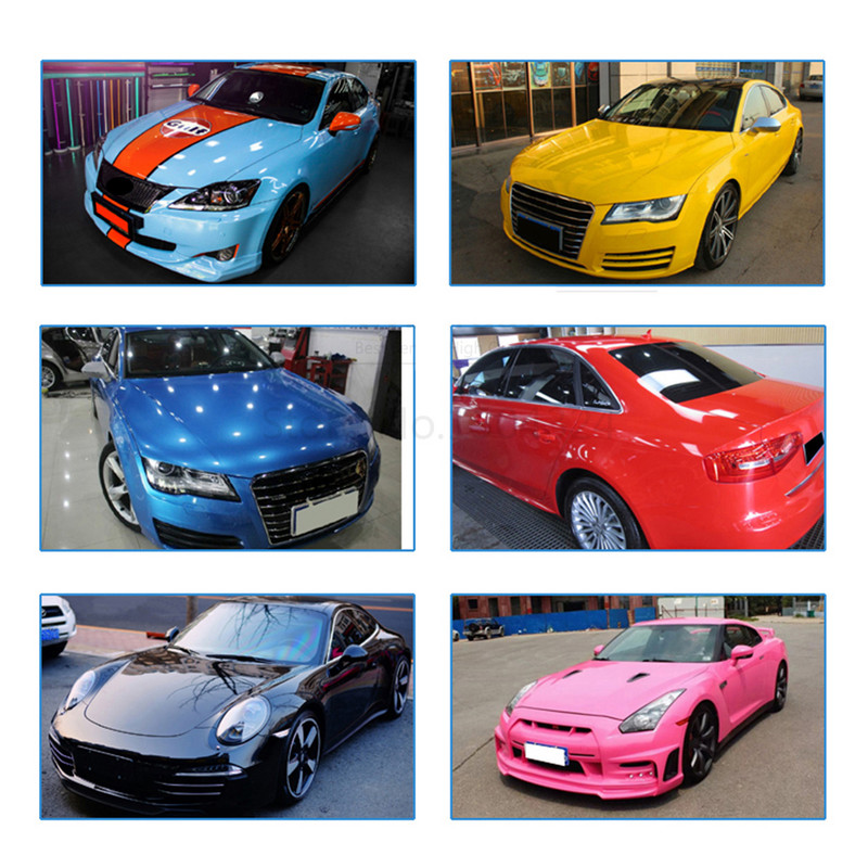 30/10x100cm automobil svijetli sjajni vinilni film auto naljepnice za automobil naljepnica vodootporna sjajna sjajna folija za omatanje automobila motocikla kamiona