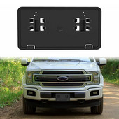 Mașină neagră bară față pentru plăcuță de înmatriculare Suport suport de montare cadru potrivit pentru Ford F150 2018 2019 2020 JL3Z-17A385-BA