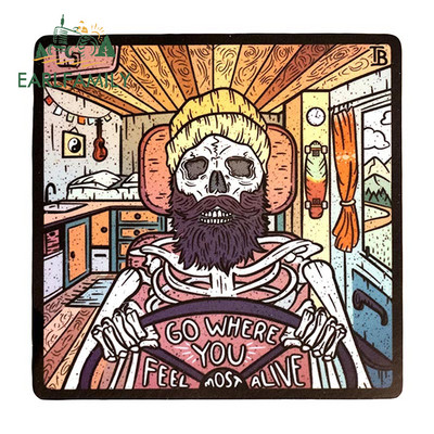 EARLFAMILY 13 cm X 7,7 cm Vanlife autómatricákhoz Fényvédő Occlusion Scratch Matricák Vinil Laptop Lakókocsi Dekor Autó Styling