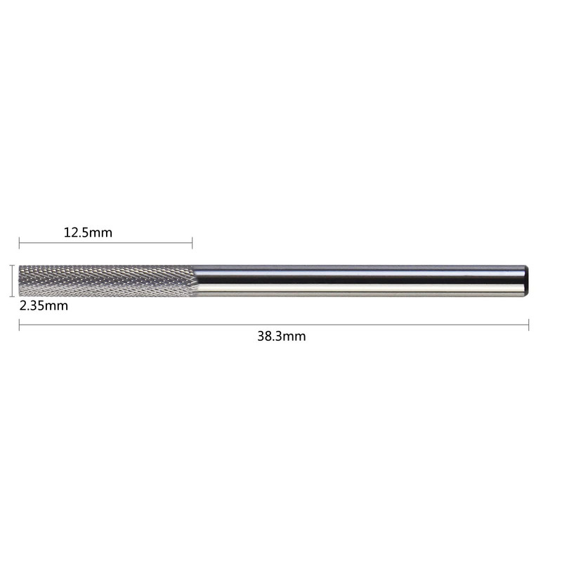Prémium Nature Nail Buffer Bit Tungsten Nail Drill Smooth 3XF Grit 3/32 Safety Carbide körömvágó Nature körömágy körömreszelőhöz