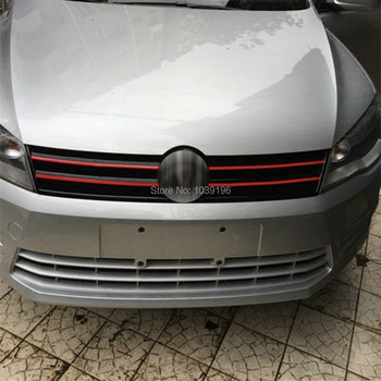 5 x Αυτοκόλλητα μπροστινής ψησταριάς μόδας αυτοκινήτου Αυτοκόλλητα αξεσουάρ αυτοκινήτου Διακοσμητικά αυτοκόλλητα αμαξώματος αυτοκινήτου για Volkswagen VW Golf 6 Jetta Sagitar