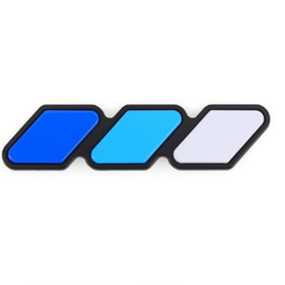 Τρίχρωμο έμβλημα σήματος μάσκας 3 για Toyota Tacoma 4Runner Tundra Rav4 Highlande Τροποποιημένη Διακοσμητική λωρίδα γρίλιας εισαγωγής αέρα