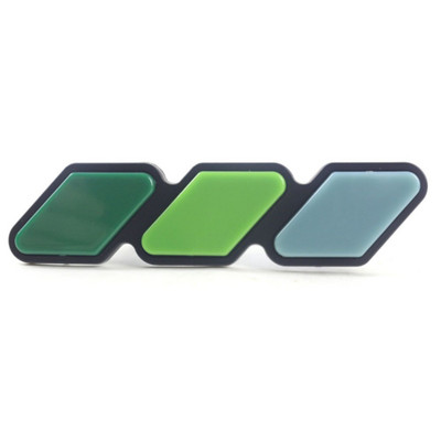 Τρίχρωμο έμβλημα σήματος μάσκας 3 για Toyota Tacoma 4Runner Tundra Rav4 Highlande Τροποποιημένη Διακοσμητική λωρίδα γρίλιας εισαγωγής αέρα