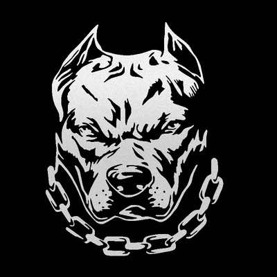 CK21927# Αυτοκόλλητο αυτοκινήτου Pitbull Dog Αδιάβροχα αυτοκόλλητα αυτοκόλλητα βινυλίου Pegatinas Para Coche Αξεσουάρ αυτοκινήτου