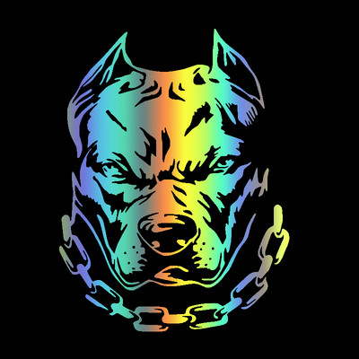 CK21927# Αυτοκόλλητο αυτοκινήτου Pitbull Dog Αδιάβροχα αυτοκόλλητα αυτοκόλλητα βινυλίου Pegatinas Para Coche Αξεσουάρ αυτοκινήτου