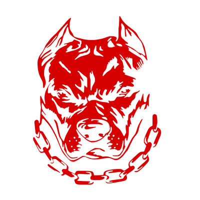 CK21927# Αυτοκόλλητο αυτοκινήτου Pitbull Dog Αδιάβροχα αυτοκόλλητα αυτοκόλλητα βινυλίου Pegatinas Para Coche Αξεσουάρ αυτοκινήτου