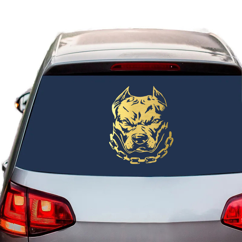 CK21927# Αυτοκόλλητο αυτοκινήτου Pitbull Dog Αδιάβροχα αυτοκόλλητα αυτοκόλλητα βινυλίου Pegatinas Para Coche Αξεσουάρ αυτοκινήτου