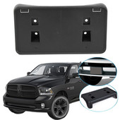 Fekete első rendszámtábla rögzítő konzol DODGE RAM 1500 2013-2018 autó külső tartozékaihoz