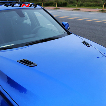 Αυτόματη ρύθμιση κουκούλα αυτοκινήτου σέσουλα εισαγωγής αέρα Κάλυμμα εξαερισμού Καρχαρίες βράγχια Διακόσμηση εισόδου καπό για BMW E60 E36 F30 F10 Αξεσουάρ