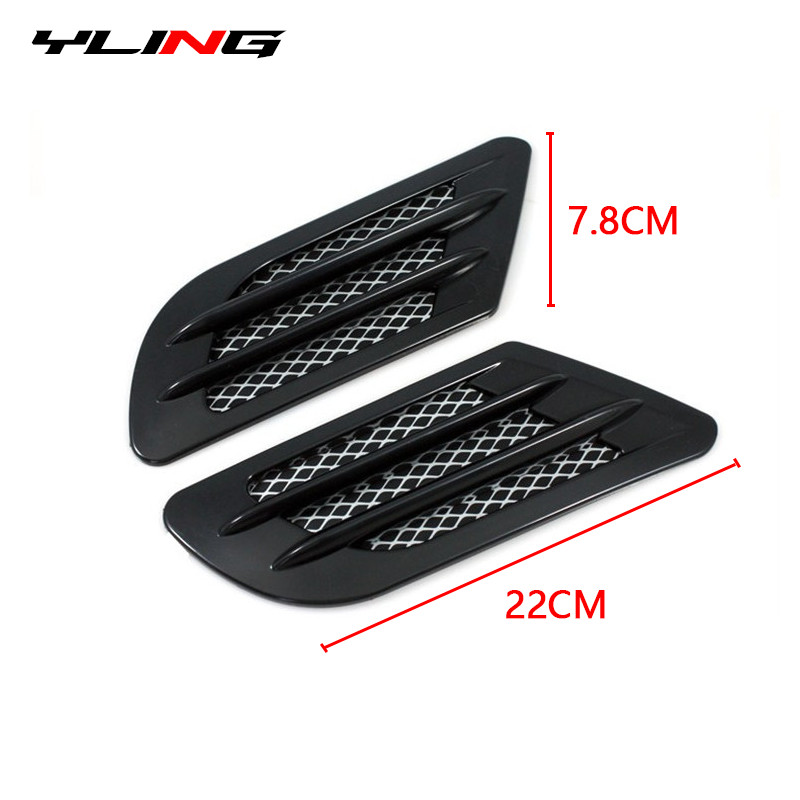 Automatinio tiuningo automobilio gaubto kaušelis oro įsiurbimo angos dangtis Rykliai žiaunos Variklio dangčio įleidimo angos apdaila BMW E60 E36 F30 F10 priedams