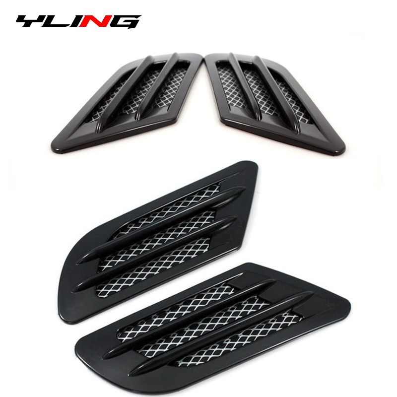 Automatinio tiuningo automobilio gaubto kaušelis oro įsiurbimo angos dangtis Rykliai žiaunos Variklio dangčio įleidimo angos apdaila BMW E60 E36 F30 F10 priedams