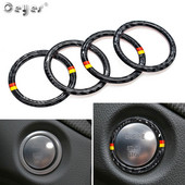 Autó szénszálas motor gomb kulcstartó Mercedes Benz E osztály W213 C osztály W205 W203 C180 C200 C300 GLC CLK W209 tartozékok