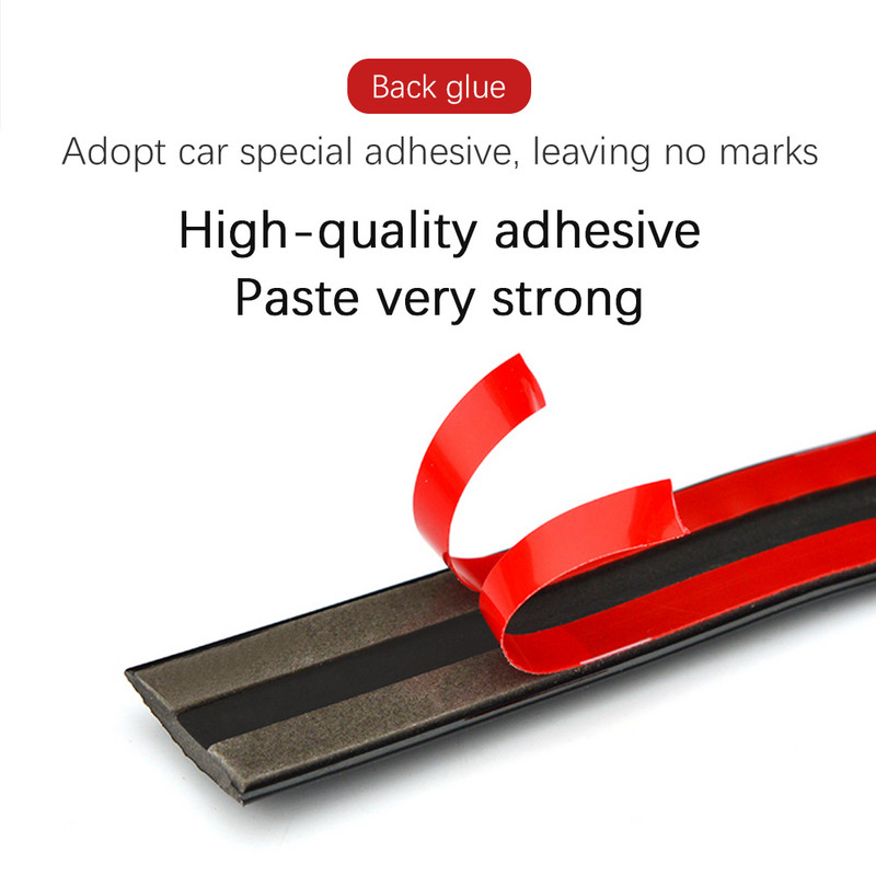 Autó króm díszítő csíkok autós ajtóvédő ütközésgátló csík fényes fekete stílus dekoráció autó króm díszléc