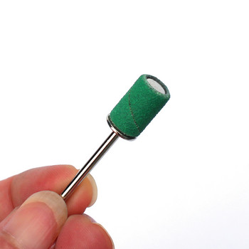 100 τμχ Πράσινες ταινίες λείανσης νυχιών για τρυπάνι νυχιών 80# 150# 240# Electric Foot Care Gel Polish Remover Tool Tool