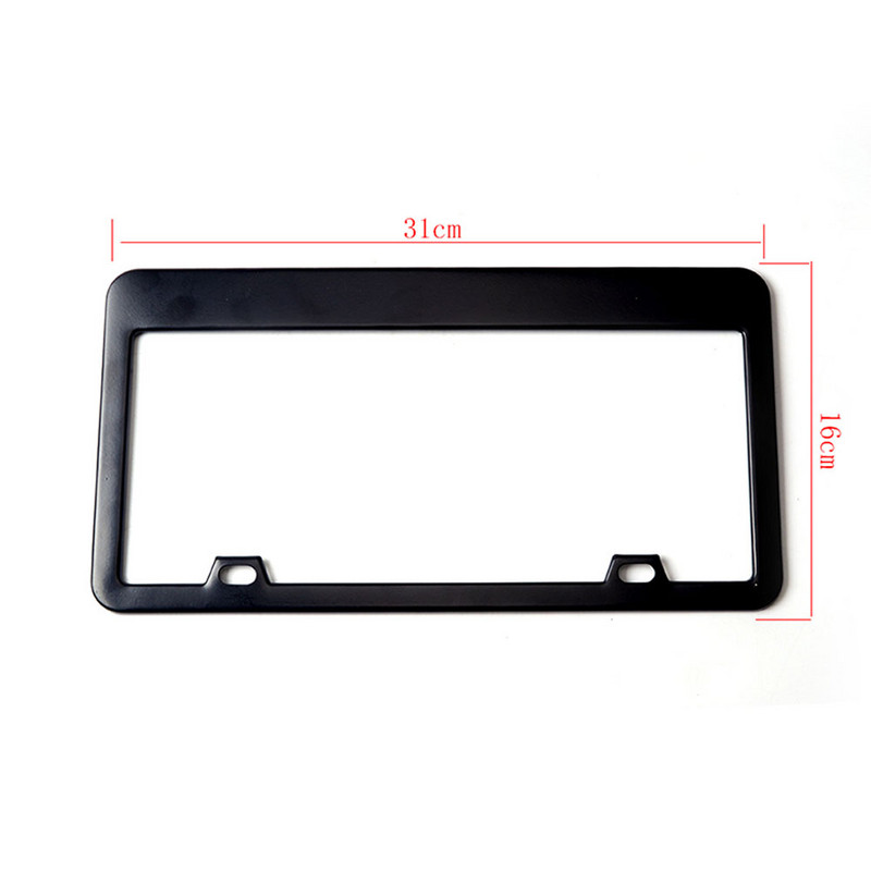 DSYCAR 2Pcs/Σετ Πλαίσιο πινακίδας κυκλοφορίας, Λεπτά καλύμματα βάσης πινακίδας αυτοκινήτου για αυτοκίνητα Universal US Standard