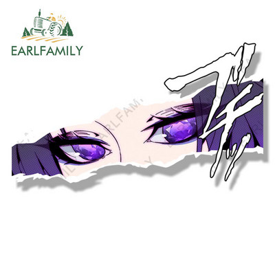 EARLFAMILY Gooti Kochou Shinobu Fanart autokleebis Anime Deemon Slayer Tattoo Ninja Decal JDM Cartoon Peeker Graffiti kleebised