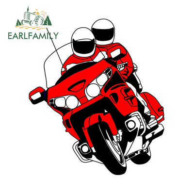 EARLFAMILY 13 cm x 11,3 cm a Motorosok Barátsága számára matrica autó teherautó matrica lökhárító autó matrica jármű kisteherautó-dekoráció