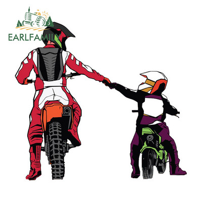EARLFAMILY 13 cm x 11,3 cm a Motorosok Barátsága számára matrica autó teherautó matrica lökhárító autó matrica jármű kisteherautó-dekoráció