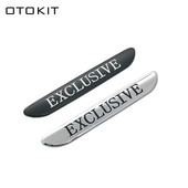 OTOKIT EXCLUSIVE Logo Car Styling Sárvédő Karosszéria Matricák Emblémák Range Rover A4 A8 AMG Trax Highlander Matrica Tartozékok