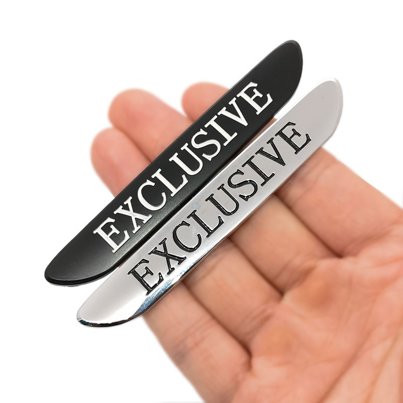 OTOKIT EXCLUSIVE Logo Car Styling Sárvédő Karosszéria Matricák Emblémák Range Rover A4 A8 AMG Trax Highlander Matrica Tartozékok