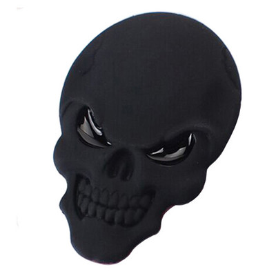 Autocolant 3D pentru mașină Premium Warrior Metal Aripa laterală pentru mașină Portbagajul spate Emblema de craniu Emblema Decal pentru orice vehicul Camion Mașină Motocicletă RV