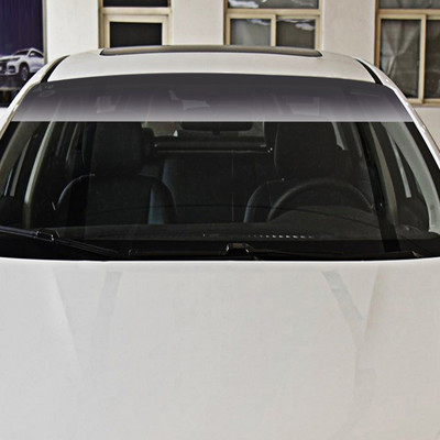 150x20 cm-es autóablak napellenző csík színező fólia első szélvédő védőernyő UV sugarakat blokkoló matrica barkács ablakfólia CSV