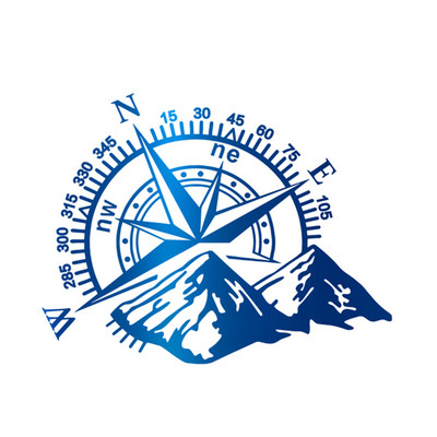 Point of Mountain autómatrica Vicces vinil autóstílusú matricák autóablakok díszítéséhez наклейки на авто
