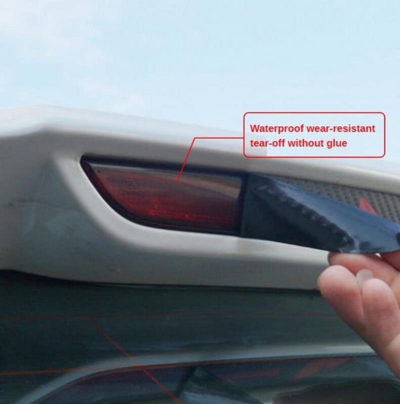 2Pcs For Chery Logo Αξεσουάρ Αυτοκόλλητο αυτοκινήτου Tiggo 7Pro Προστατευτικό λαμπτήρων πίσω φώτων φρένων Αυτοκόλλητο Καλύμματα από ανθρακονήματα Hawkeye