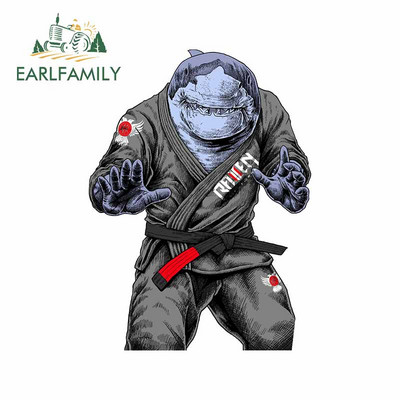 EARLFAMILY 13 cm x 11,3 cm a Jiu Jitsu finom művészetéhez csimpánz vinyl autómatricák SUV finom ablakmatrica egyedi nyomtatási dekor