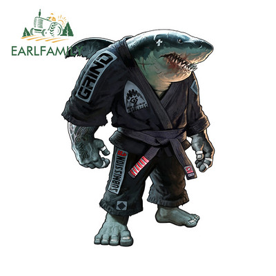 EARLFAMILY 13 cm x 11,3 cm a Jiu Jitsu finom művészetéhez csimpánz vinyl autómatricák SUV finom ablakmatrica egyedi nyomtatási dekor