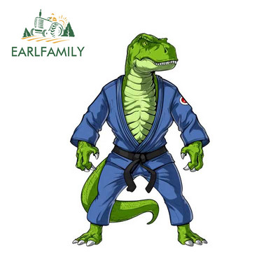 EARLFAMILY 13 cm x 11,3 cm a Jiu Jitsu finom művészetéhez csimpánz vinyl autómatricák SUV finom ablakmatrica egyedi nyomtatási dekor