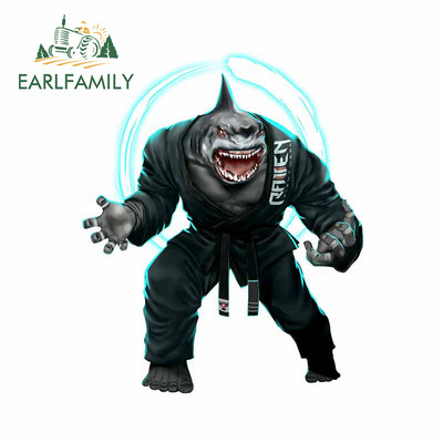 EARLFAMILY 13 cm x 11,3 cm a Jiu Jitsu finom művészetéhez csimpánz vinyl autómatricák SUV finom ablakmatrica egyedi nyomtatási dekor