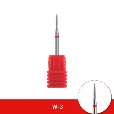 Glodalo Zlatni volfram karbid svrdla za nokte za električnu bušilicu za nokte Stroj za manikuru Pedikura Turpije za nokte Pribor