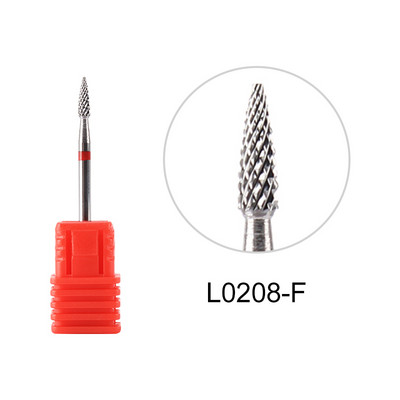 Glodalo Zlatni volfram karbid svrdla za nokte za električnu bušilicu za nokte Stroj za manikuru Pedikura Turpije za nokte Pribor