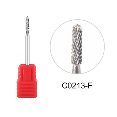 Glodalo Zlatni volfram karbid svrdla za nokte za električnu bušilicu za nokte Stroj za manikuru Pedikura Turpije za nokte Pribor