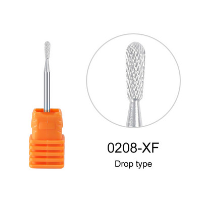 Glodalo Zlatni volfram karbid svrdla za nokte za električnu bušilicu za nokte Stroj za manikuru Pedikura Turpije za nokte Pribor