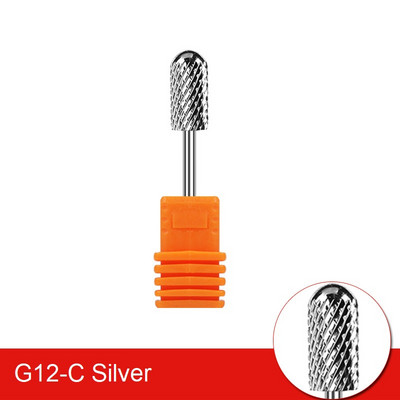 Glodalo Zlatni volfram karbid svrdla za nokte za električnu bušilicu za nokte Stroj za manikuru Pedikura Turpije za nokte Pribor