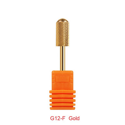 Glodalo Zlatni volfram karbid svrdla za nokte za električnu bušilicu za nokte Stroj za manikuru Pedikura Turpije za nokte Pribor
