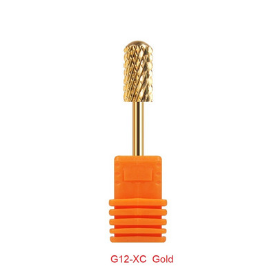 Glodalo Zlatni volfram karbid svrdla za nokte za električnu bušilicu za nokte Stroj za manikuru Pedikura Turpije za nokte Pribor