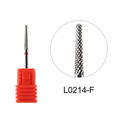 Glodalo Zlatni volfram karbid svrdla za nokte za električnu bušilicu za nokte Stroj za manikuru Pedikura Turpije za nokte Pribor