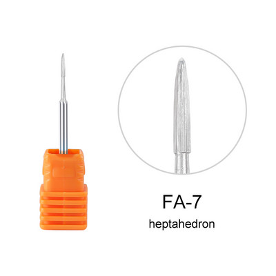 Glodalo Zlatni volfram karbid svrdla za nokte za električnu bušilicu za nokte Stroj za manikuru Pedikura Turpije za nokte Pribor