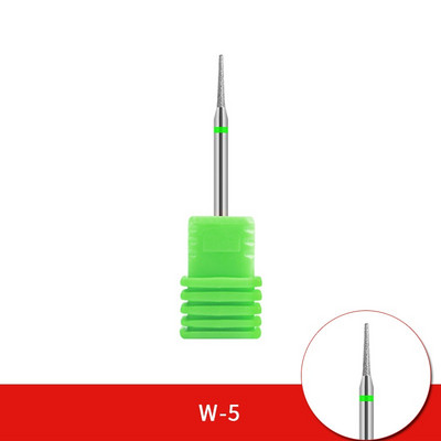 Glodalo Zlatni volfram karbid svrdla za nokte za električnu bušilicu za nokte Stroj za manikuru Pedikura Turpije za nokte Pribor