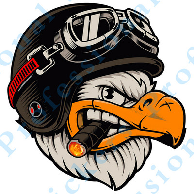 Персонализирани стикери за автомобили AMERICAN EAGLE MOTORCYCYCLE HELMET Автомобилни стикери CHOPPER BOBBER HOT ROD TOOLS Водоустойчив винил