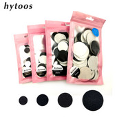 HYTOOS 100db/csomag Cserélhető csiszolópapír 15/20/25/35mm Pedikűr csiszolópapír Körömfúró Kiegészítők Szalon láb bőrkeményítő eszköz