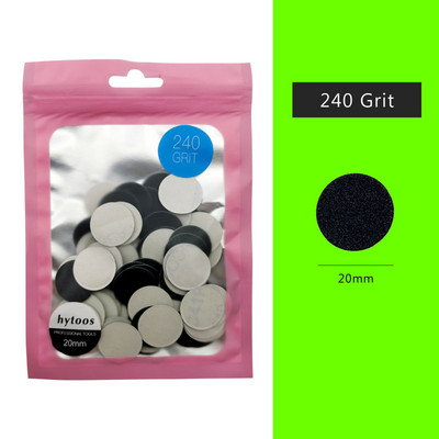 HYTOOS 100db/csomag Cserélhető csiszolópapír 15/20/25/35mm Pedikűr csiszolópapír Körömfúró Kiegészítők Szalon láb bőrkeményítő eszköz