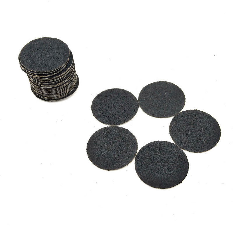 HYTOOS 100db/csomag Cserélhető csiszolópapír 15/20/25/35mm Pedikűr csiszolópapír Körömfúró Kiegészítők Szalon láb bőrkeményítő eszköz
