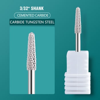 Dmoley Tungsten Nail Drill Bit Electric Nail Mills Cutter για αξεσουάρ νυχιών μηχανής μανικιούρ